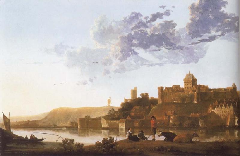 Aelbert Cuyp View of the Valkhof at Nijmegen oil painting picture